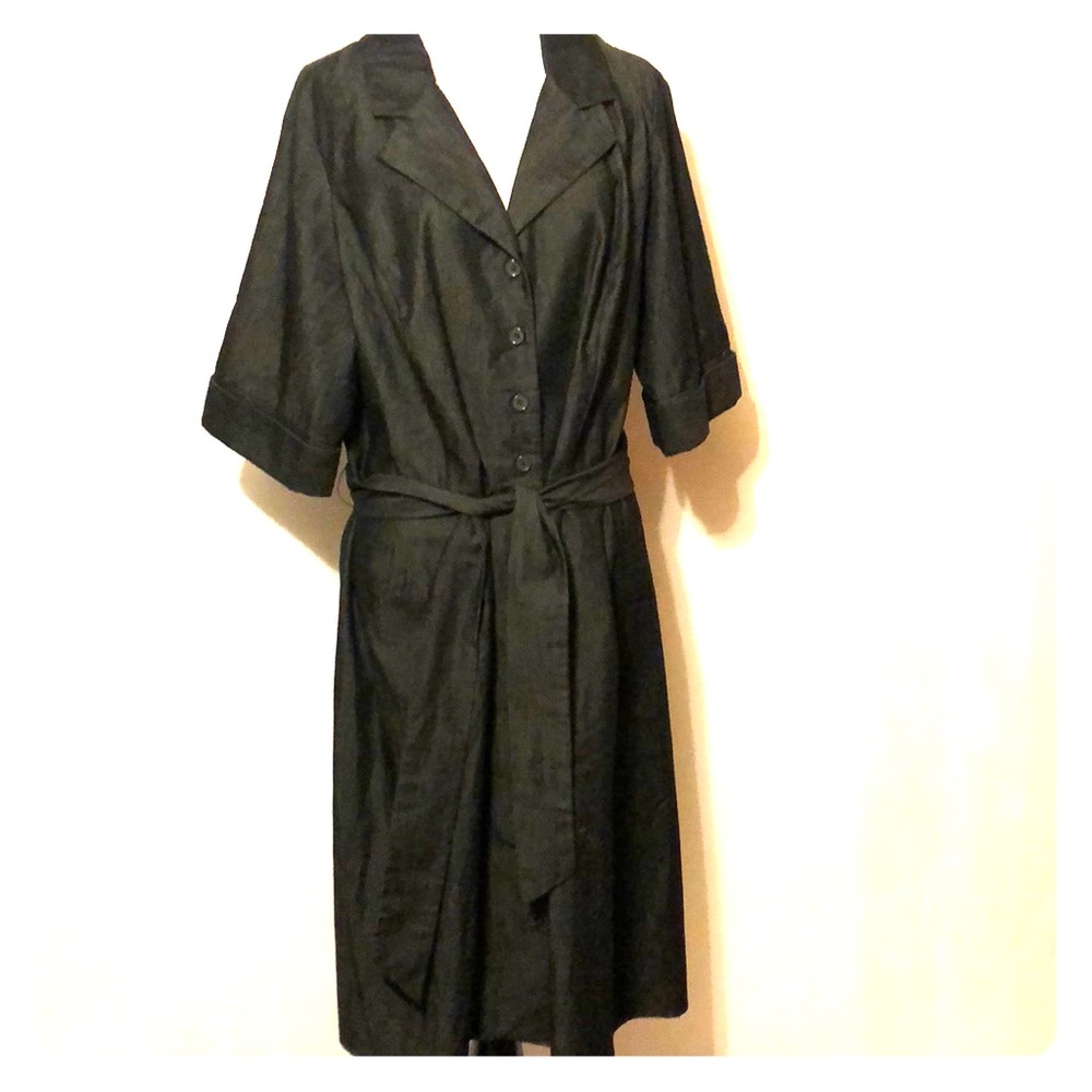 Lane Bryant denim shirt dress size 18